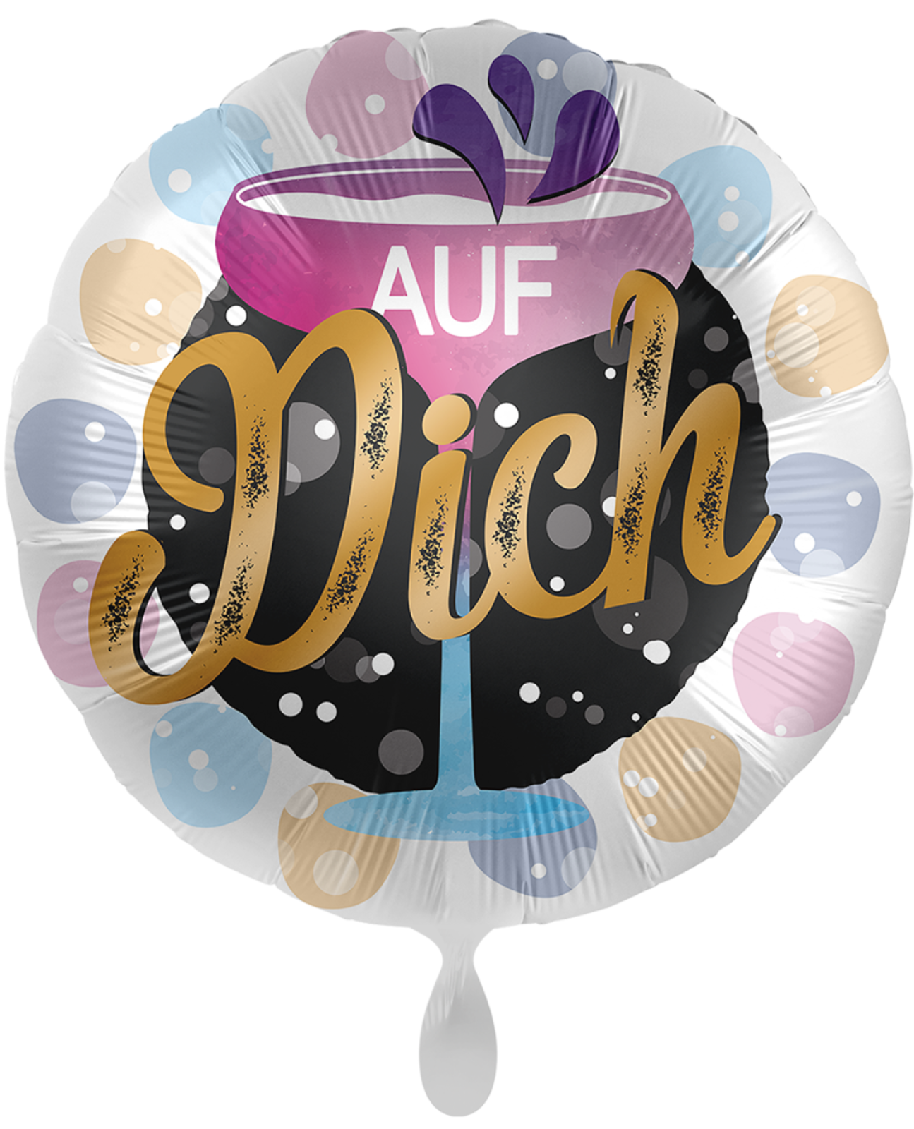 Folienballon - Auf dich! - ø 43cm